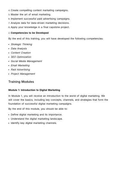 Free Employee Self-paced Training Manual HR Template to Edit Online