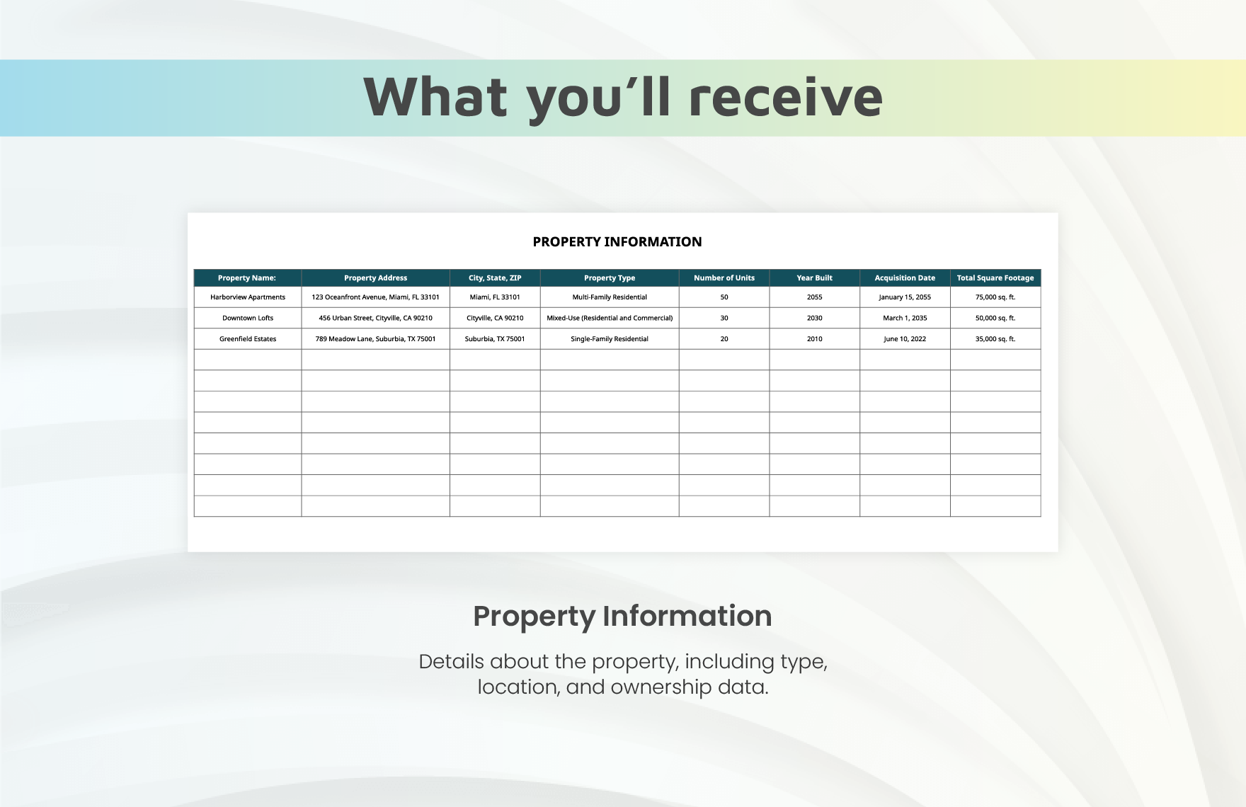 Real Estate Proforma Template in Excel Google Sheets Download