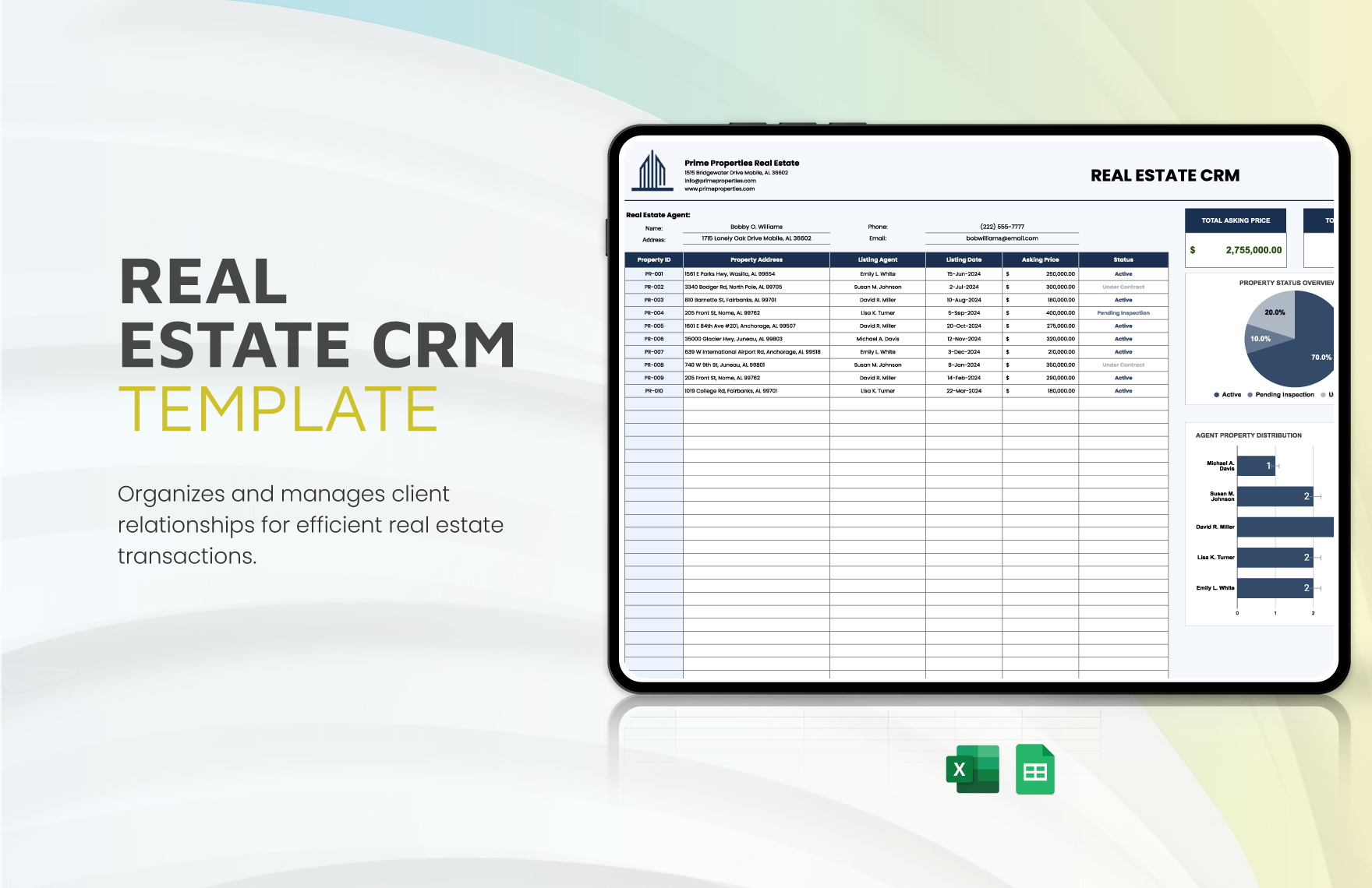 Real Estate CRM Template