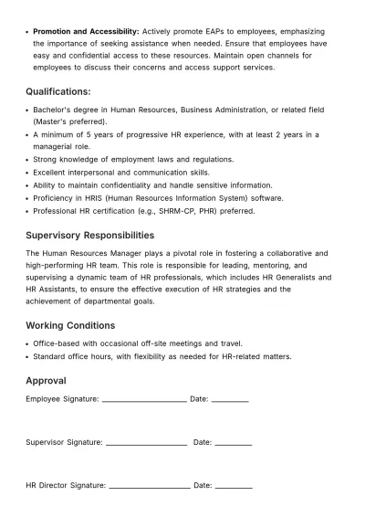 Free Role & Task Clarity Document HR Template to Edit Online