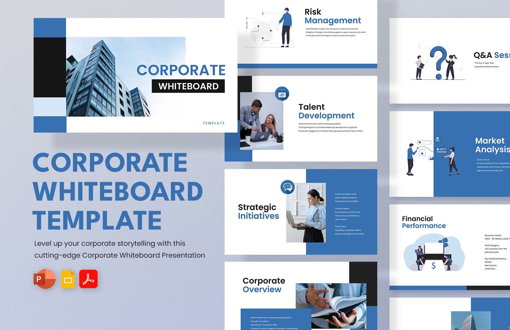 Corporate Whiteboard Template