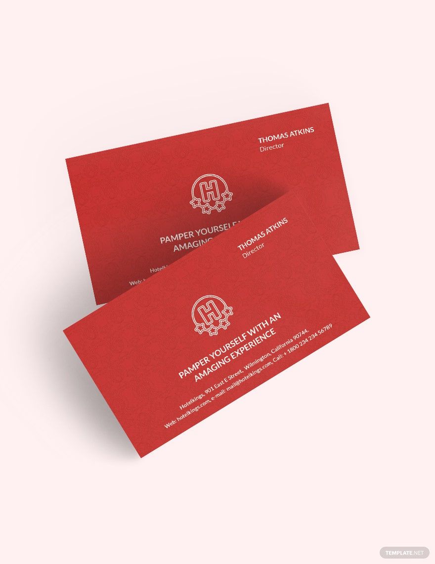 Hotel Business Card Template