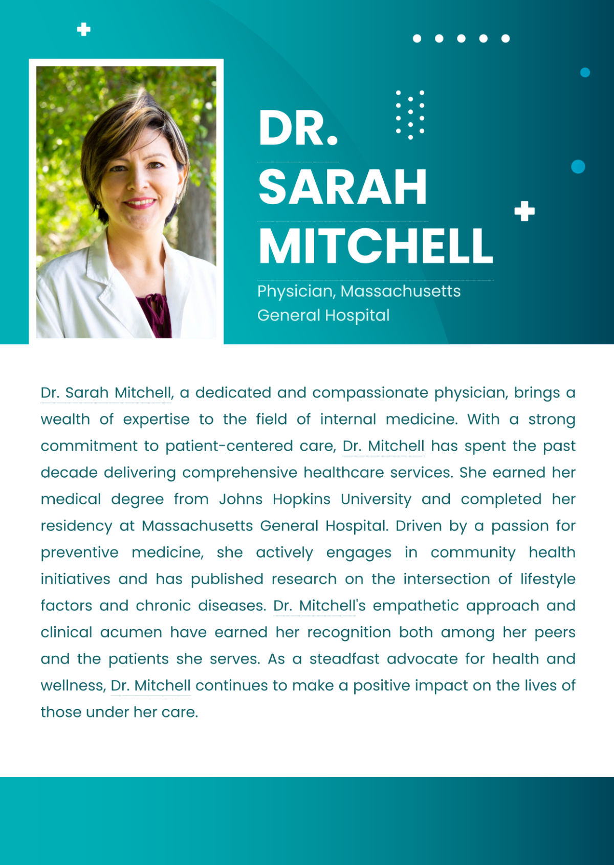 Doctor Professional Bio Template Edit Online Download Example Doctor Professional Bio Template Edit Online Download Example