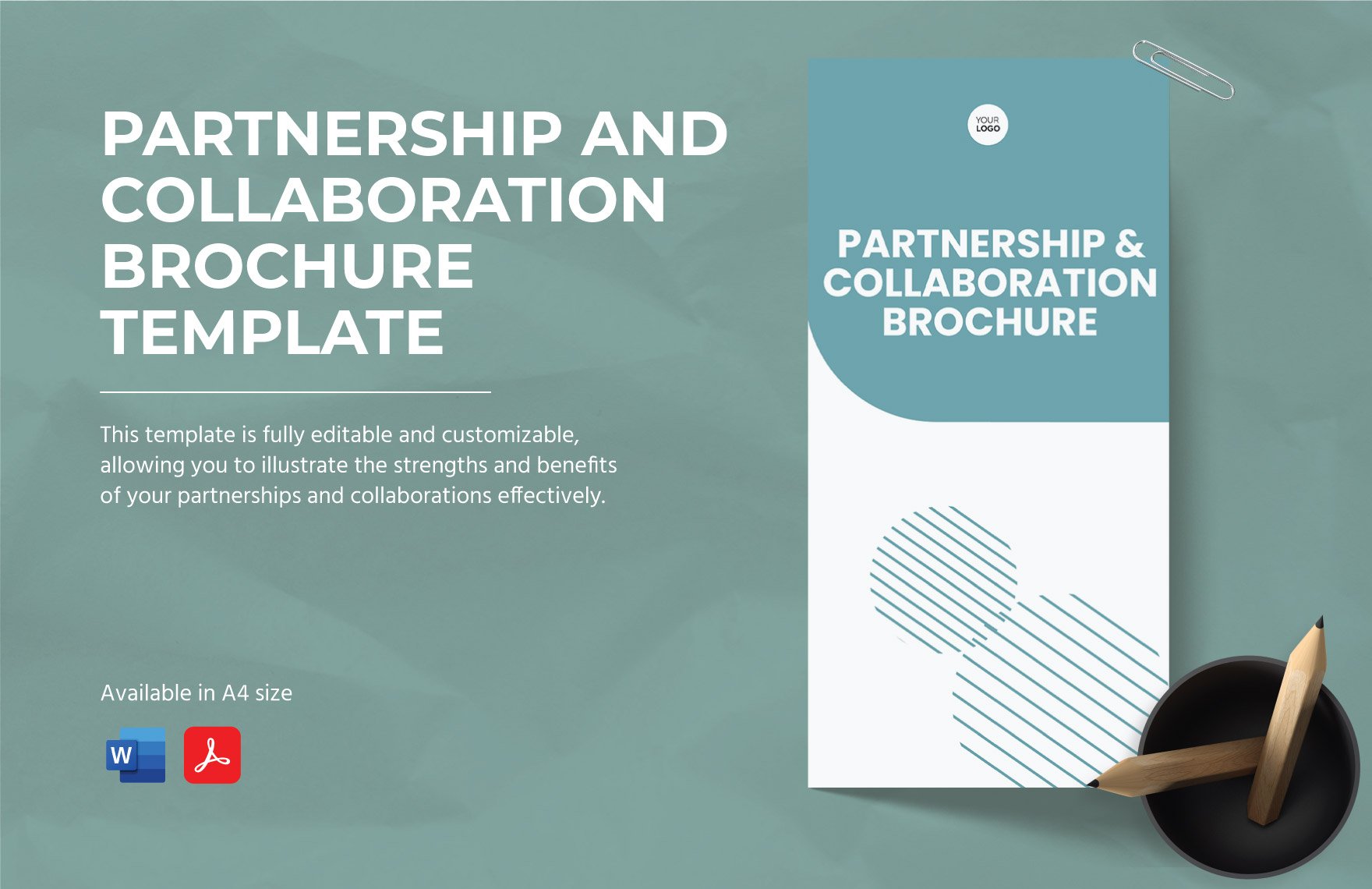 Partnership and Collaboration Brochure Template