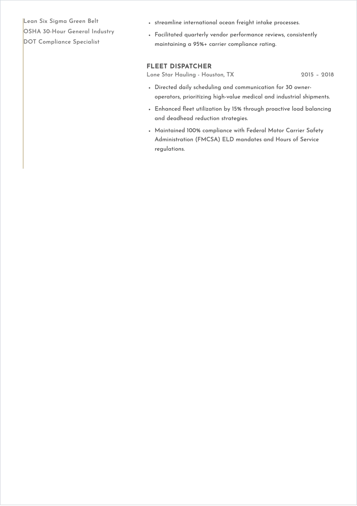 Free Job ATS Resume Template, AI Resume Builder