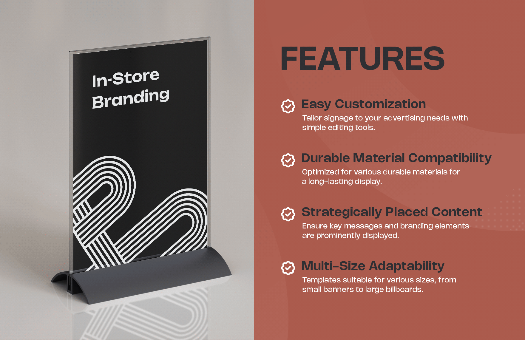 In-Store Branding Signage Template