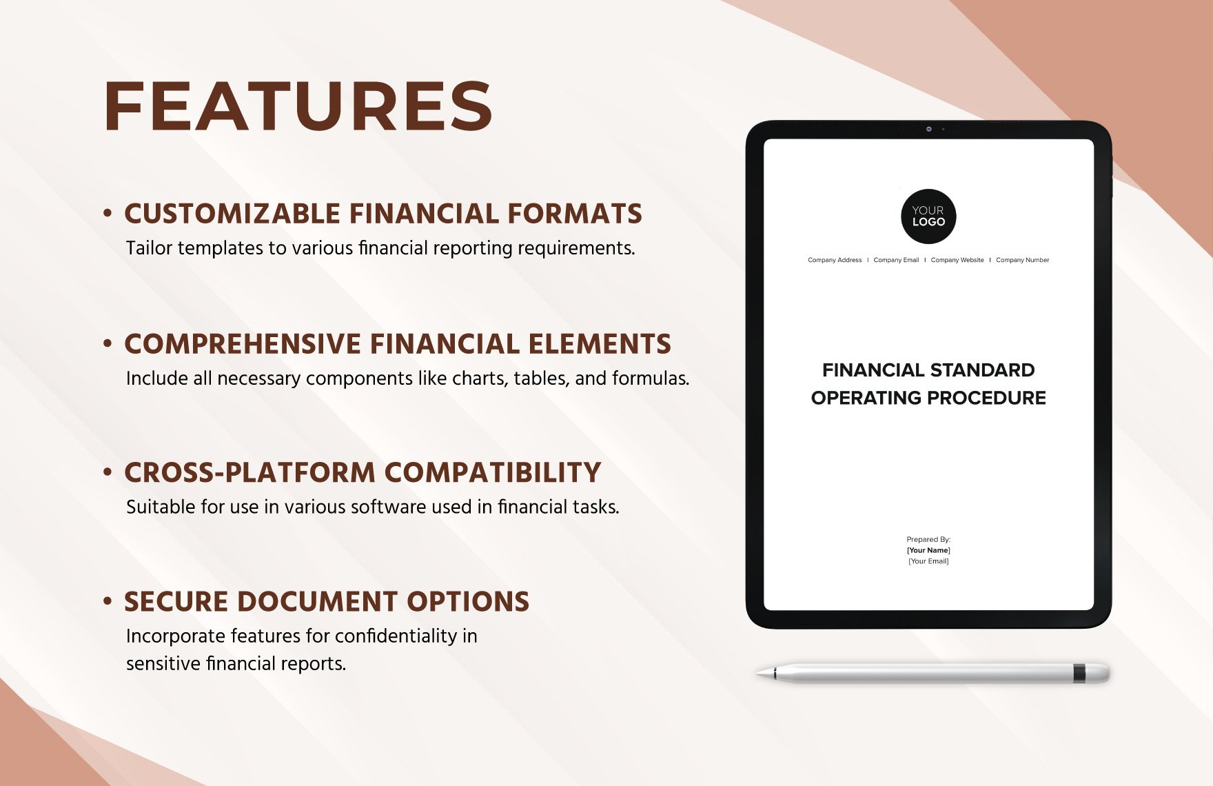Financial Standard Operating Procedure Template