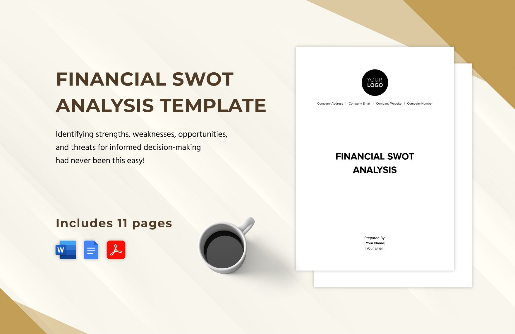 Financial SWOT Analysis Template