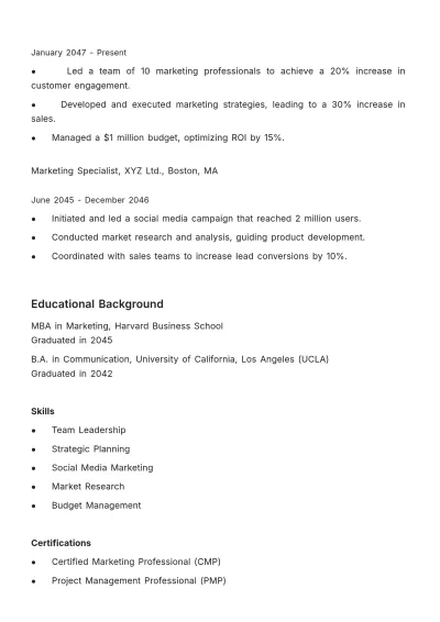 Free Candidate Portfolio Guide HR Template to Edit Online