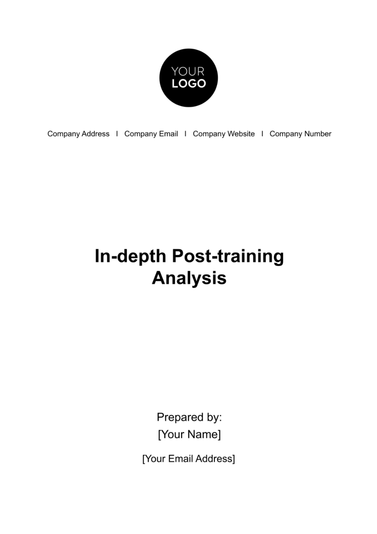 Free In-depth Post-training Analysis HR Template