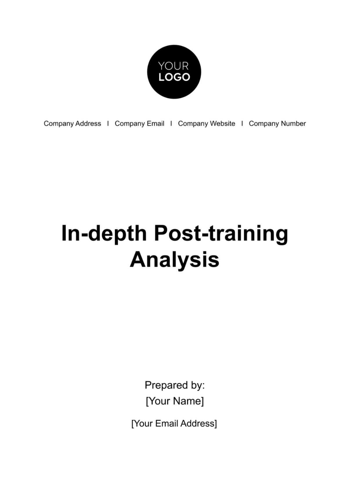 In-depth Post-training Analysis HR Template - Edit Online & Download