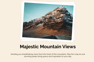 Free Aesthetic Postcard Template to Edit Online