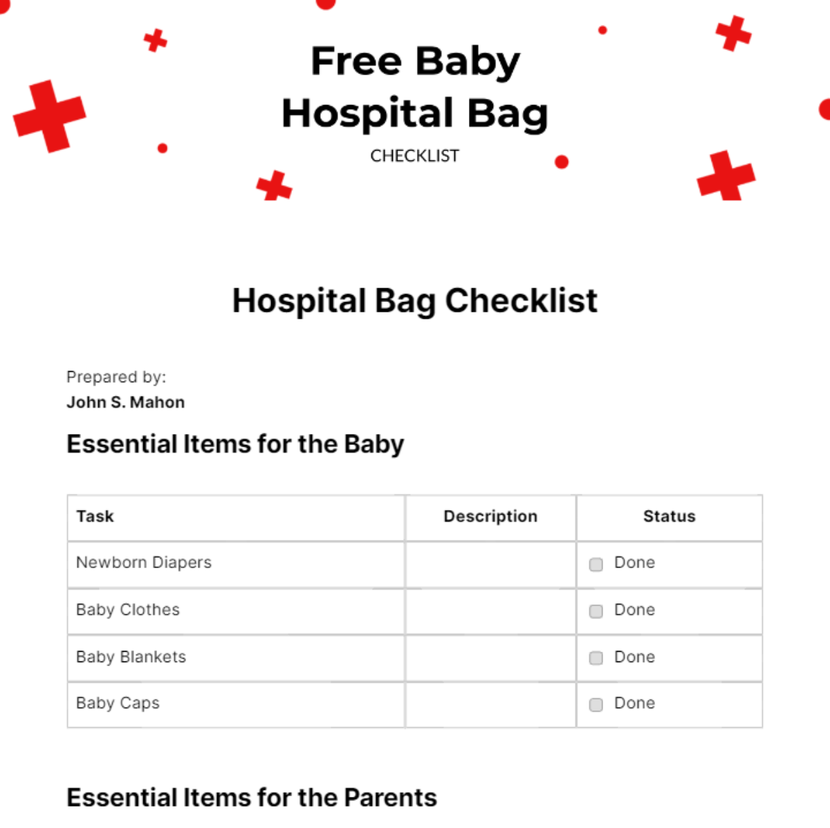 new born baby hospital bag list in hindi