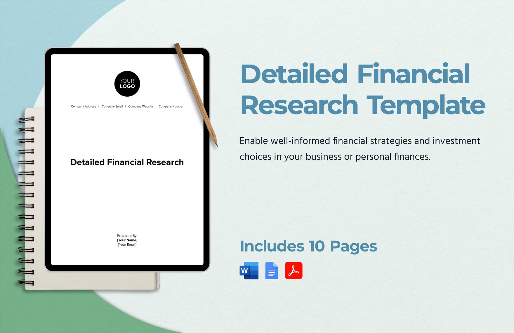 Detailed Financial Research Template
