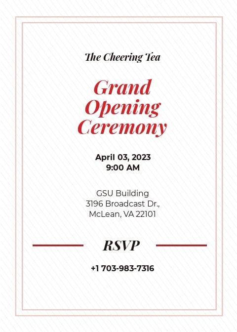 Sample Invitation Letter For Hotel Opening Ceremony | Onvacationswall.com