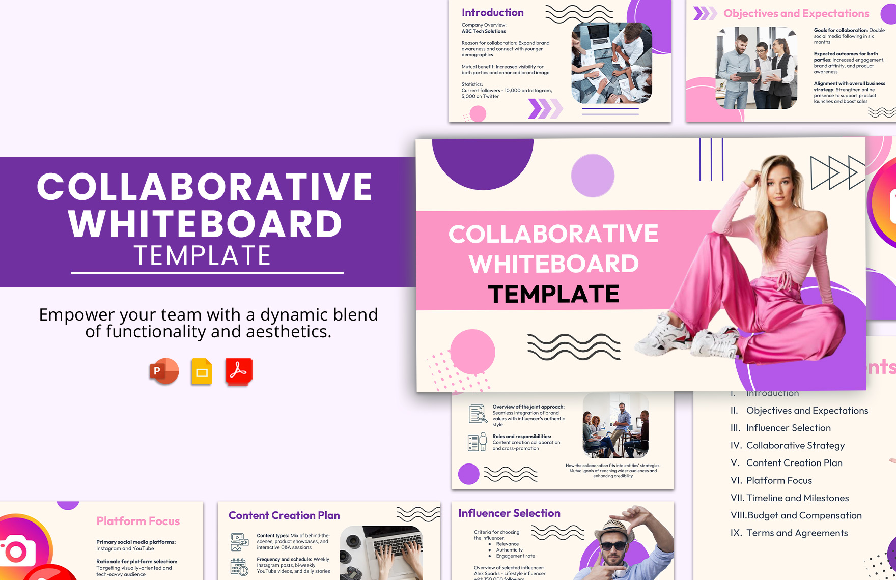 Collaborative Whiteboard Template in PDF, PowerPoint, Google Slides - Download | Template.net