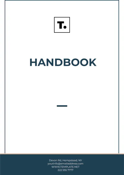 Free Handbook Template to Edit Online