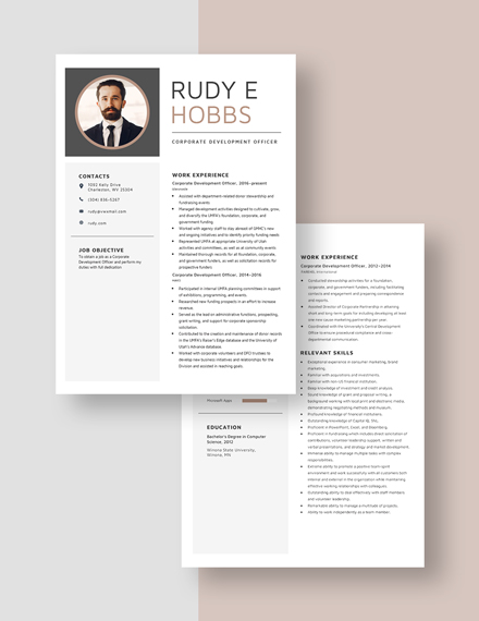 corporate-development-officer-template-word-apple-pages-template