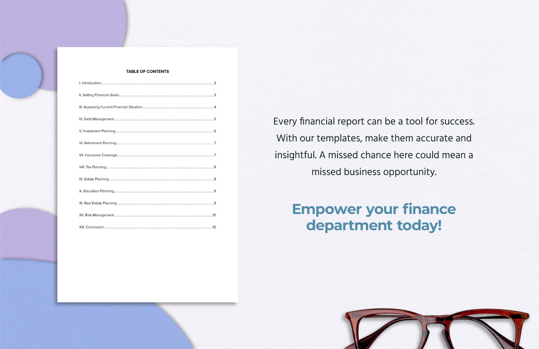 Extensive Financial Planning Guide Template