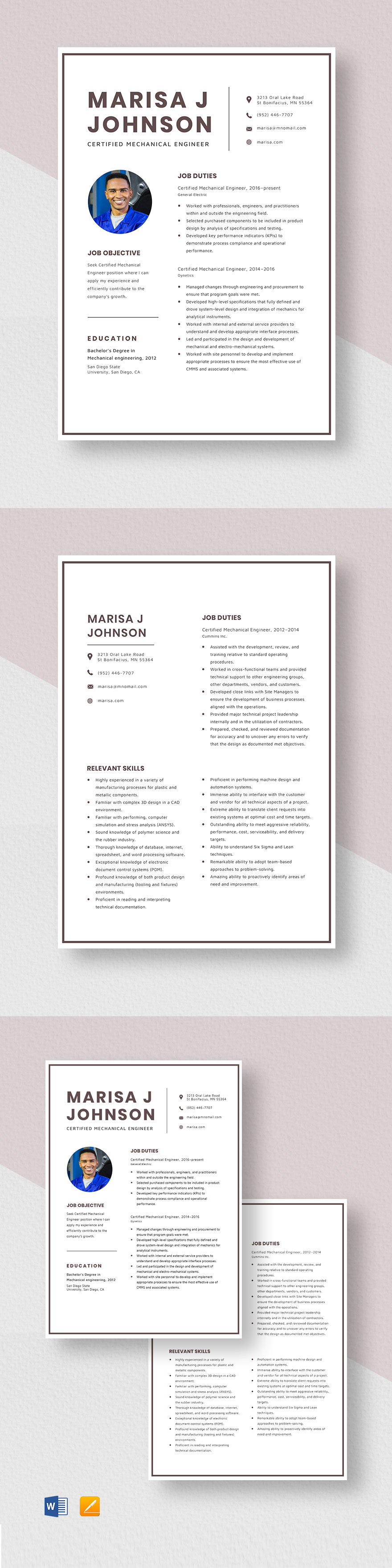 Mechanical Engineering Internship Resume Template Word Apple Pages mechanical-engineering-internship-resume-template-word-apple-pages