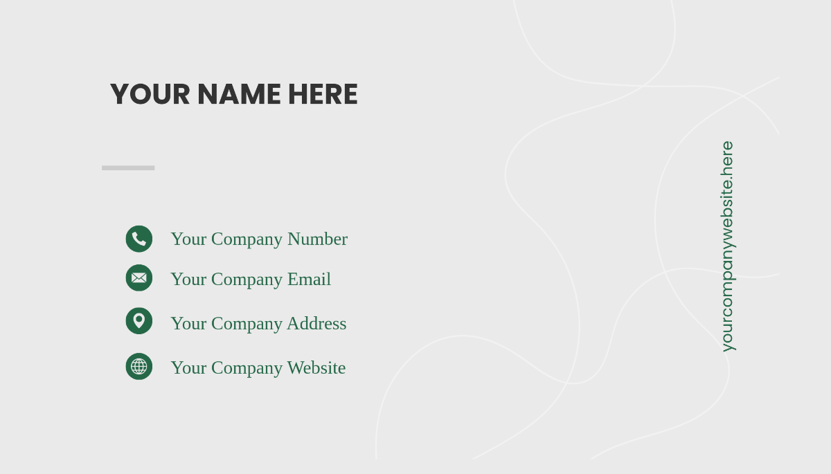 Free Environmental Health & Safety Officer Business Card Template to Edit Online