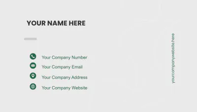 Free Environmental Health & Safety Officer Business Card Template to Edit Online