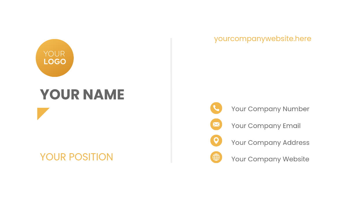 Free Supply Chain Manager Business Card Template to Edit Online