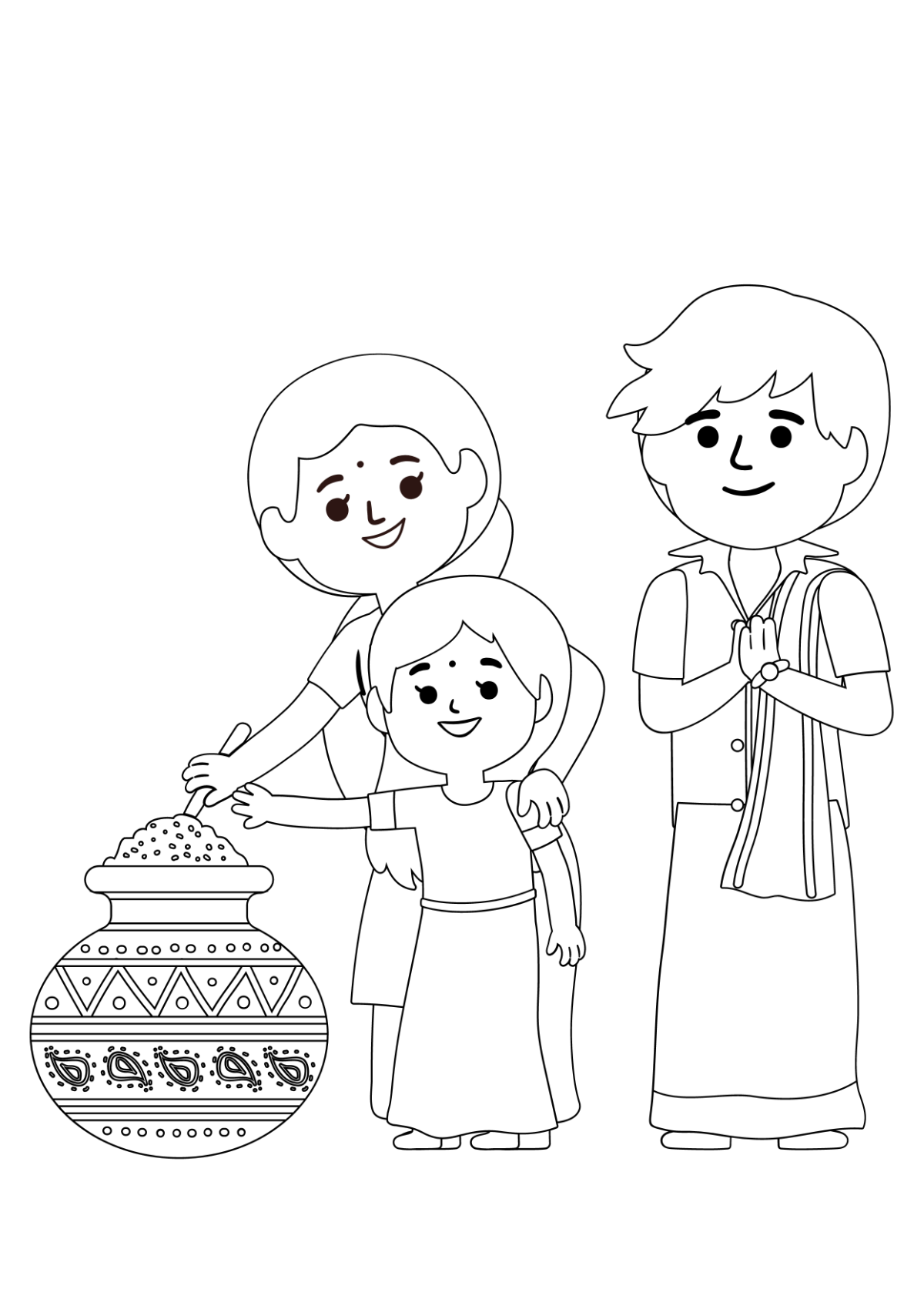 Family Drawing PNG Transparent Images Free Download | Vector Files | Pngtree