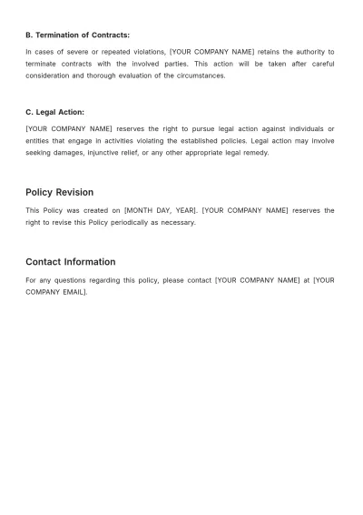 Free Financial Data Retention Policy Template to Edit Online
