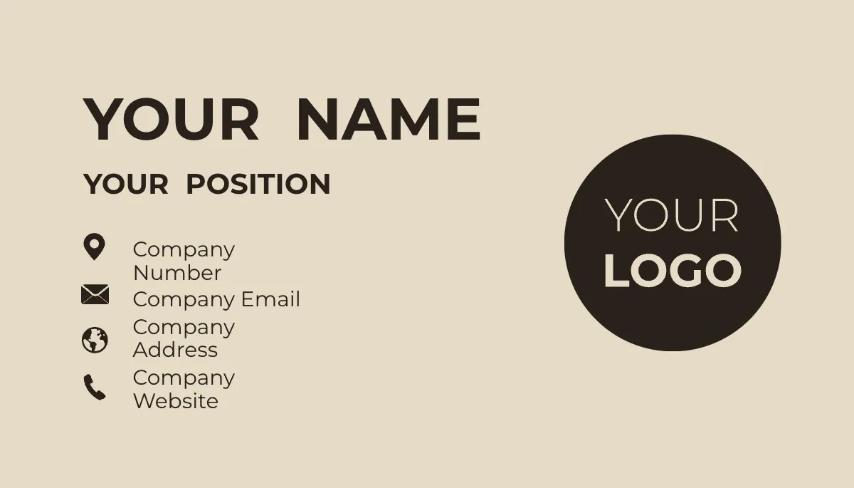 Free Media Planner Business Card Template to Edit Online