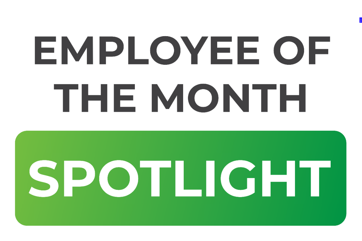 Free Employee Of The Month Spotlight Sign Template