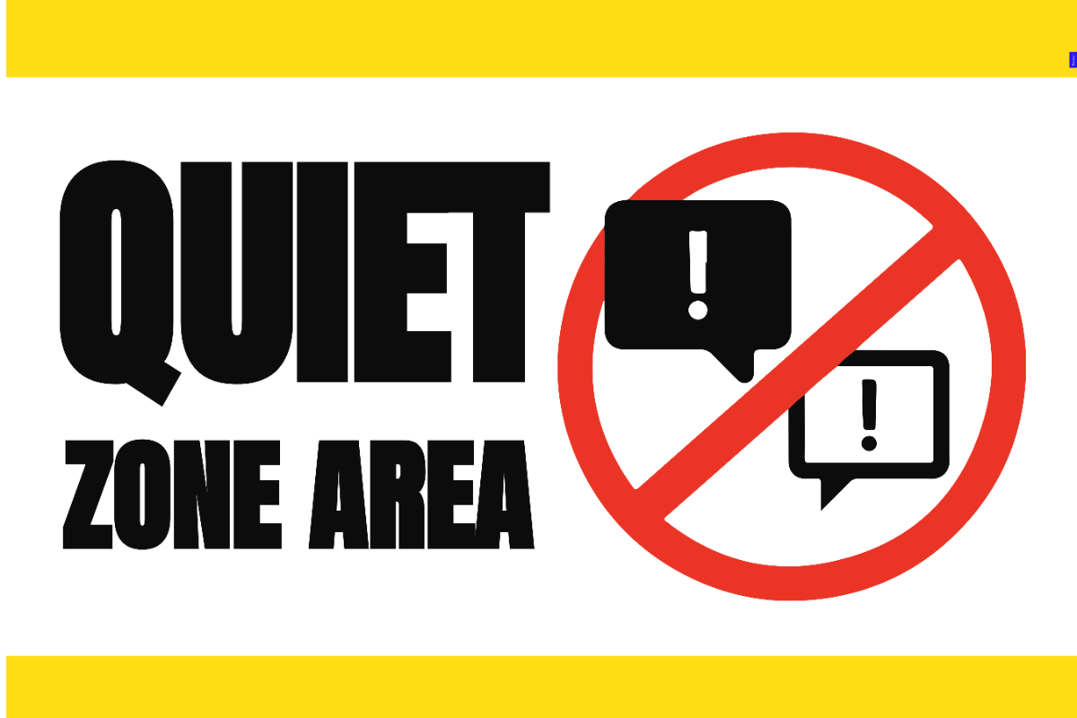 Quiet Zone Area Sign