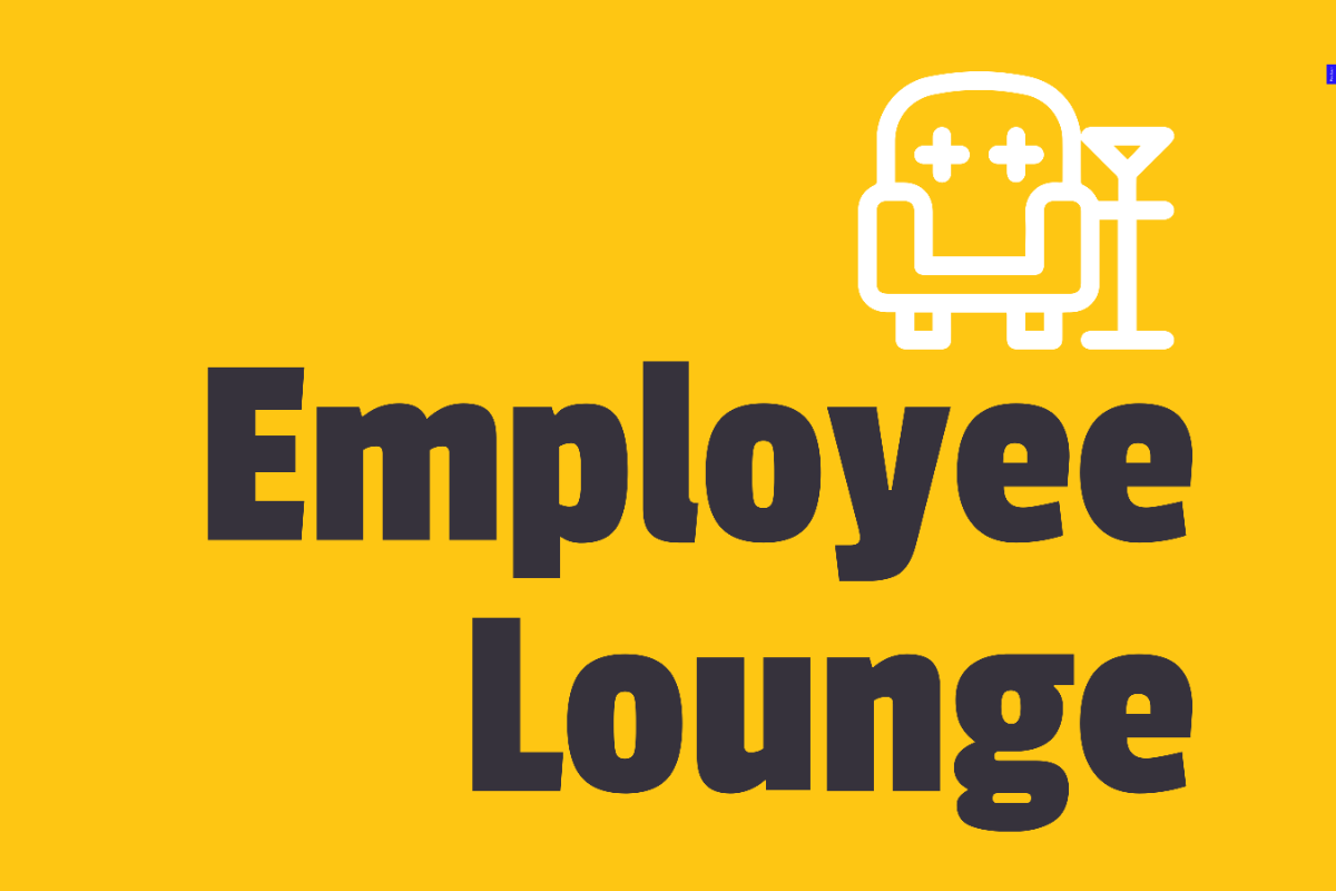 Employee Lounge Sign Template