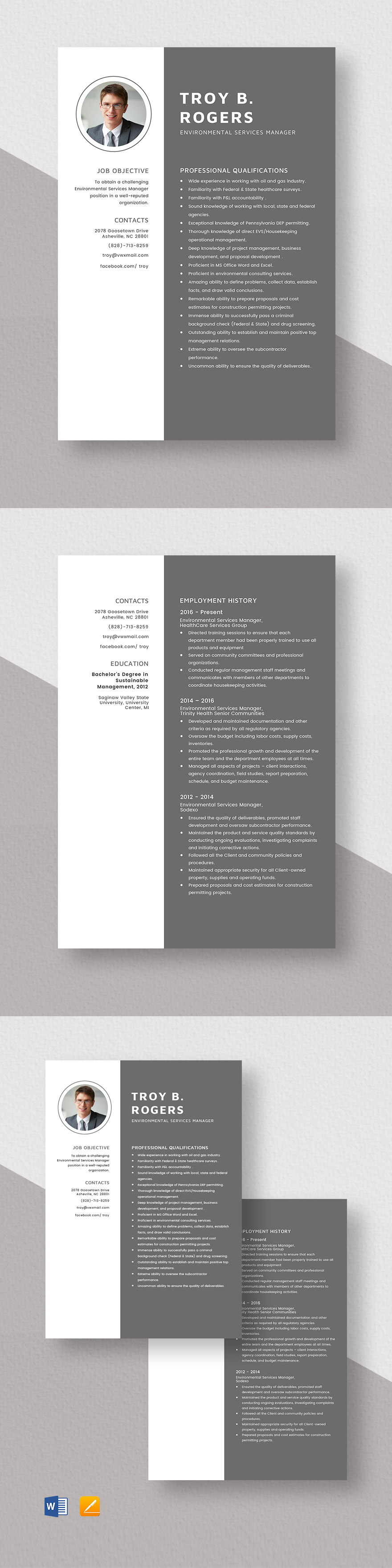 environmental-technician-resume-template-word-apple-pages-template