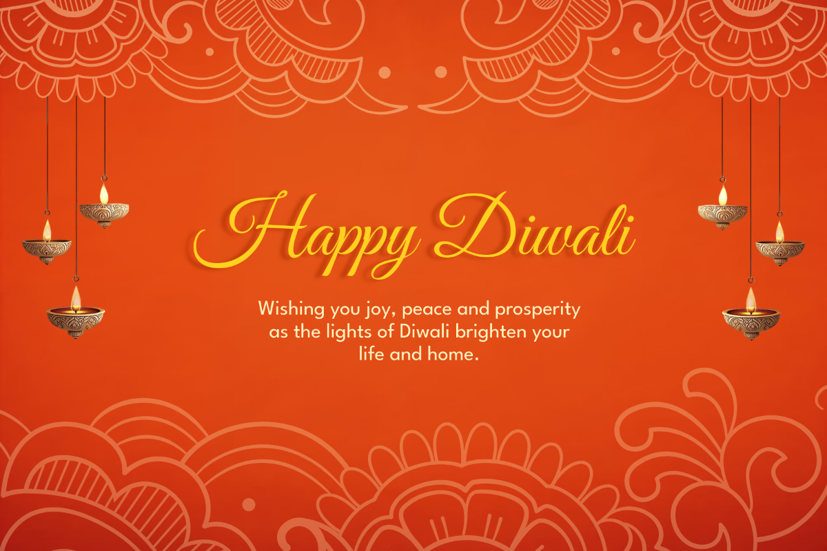 Free Diwali Postcard Template to Edit Online