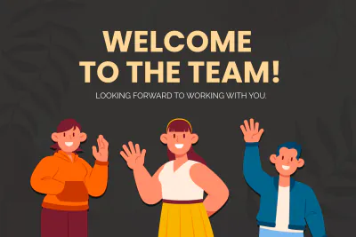 Free Welcome Postcard Template to Edit Online