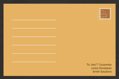 Free Welcome Postcard Template to Edit Online