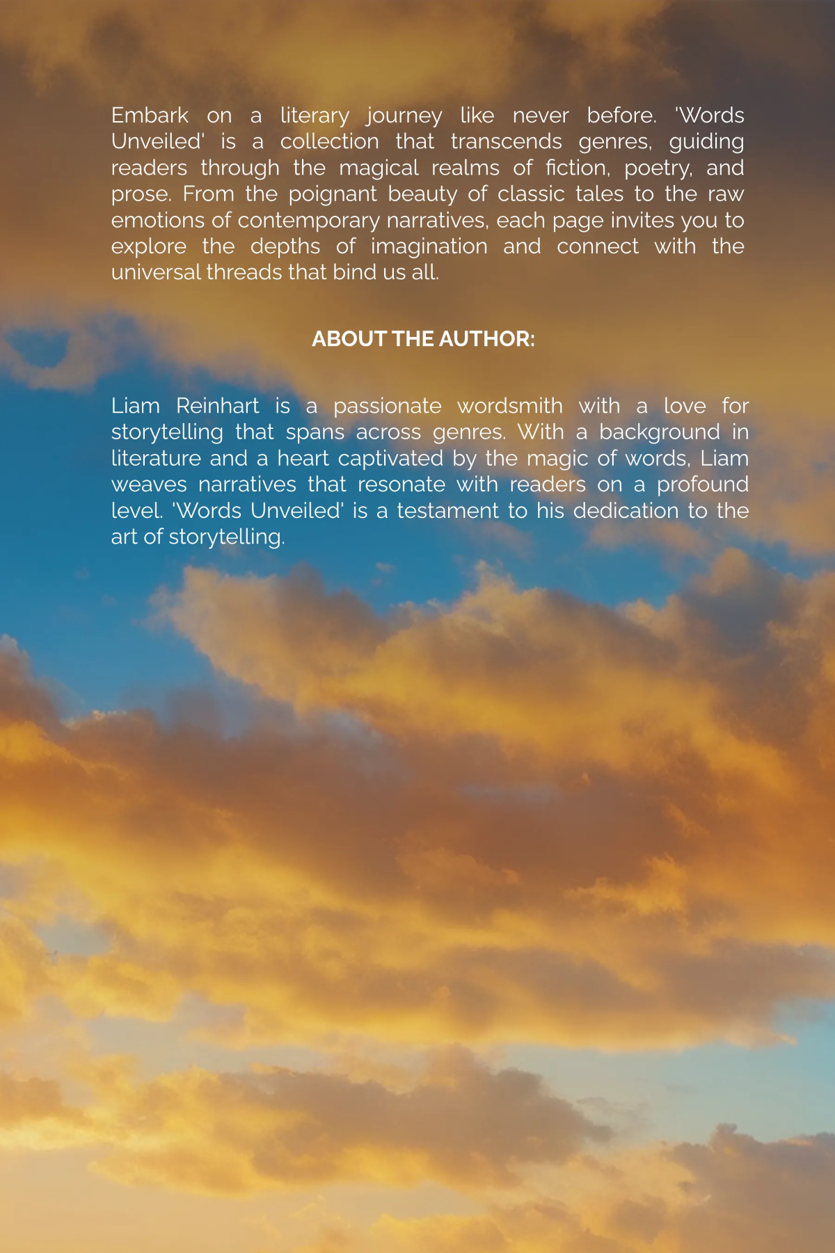 Free Front and Back Book Cover Template to Edit Online