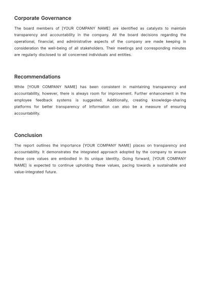Free Financial Policy Report Template to Edit Online