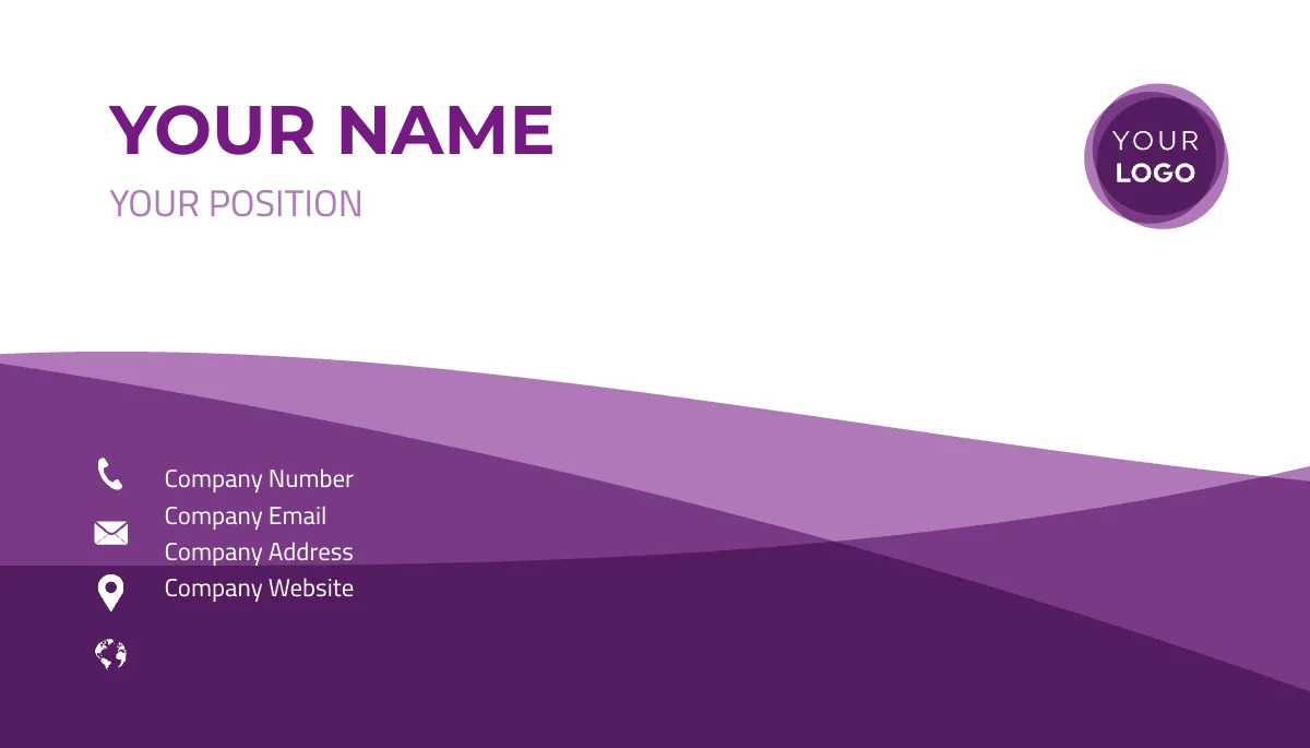 Free Advertising Sales Representative Business Card Template to Edit Online