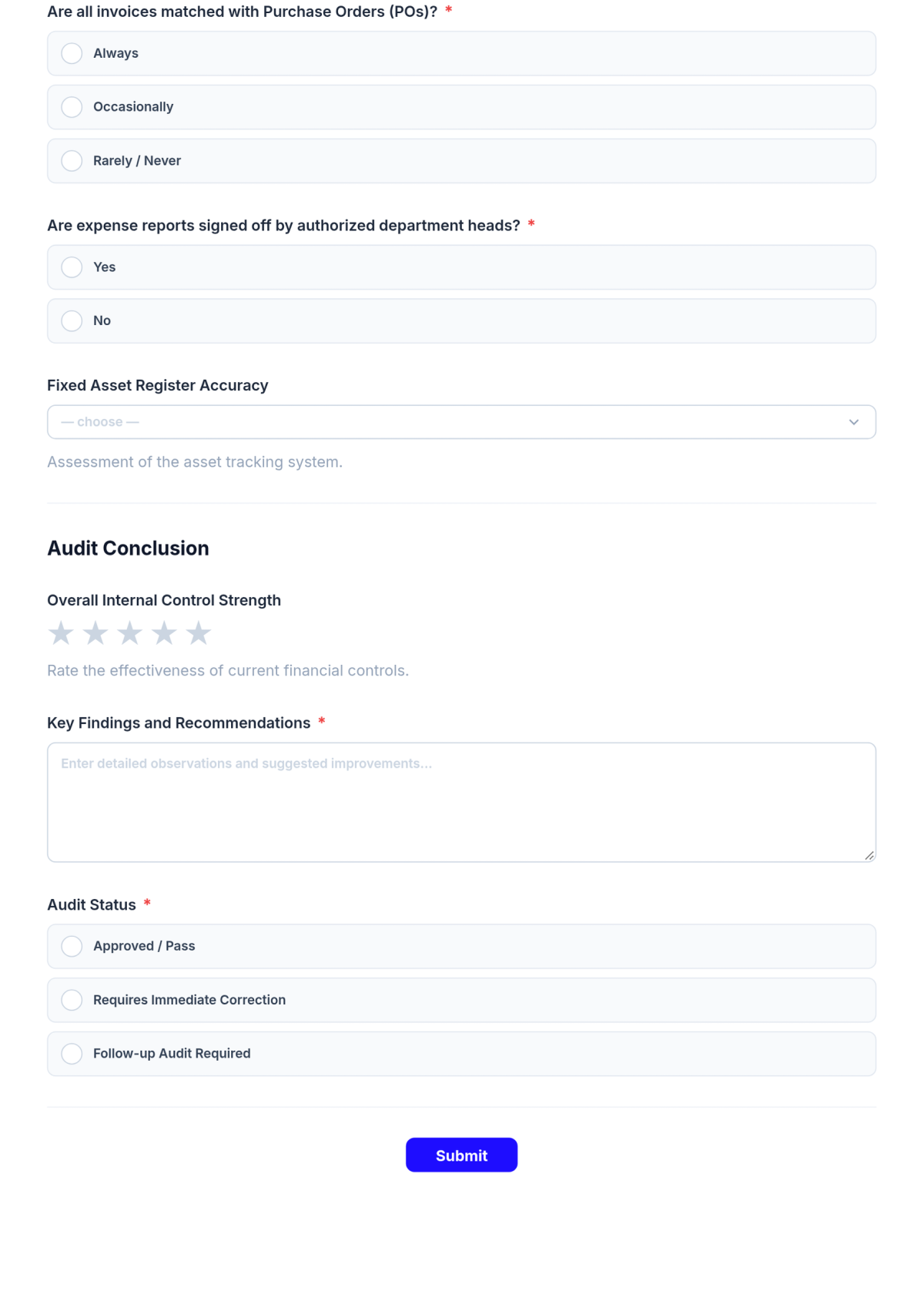 Free Financial Audit Checklist Template & AI Maker Free Financial Audit Checklist Template & AI Maker