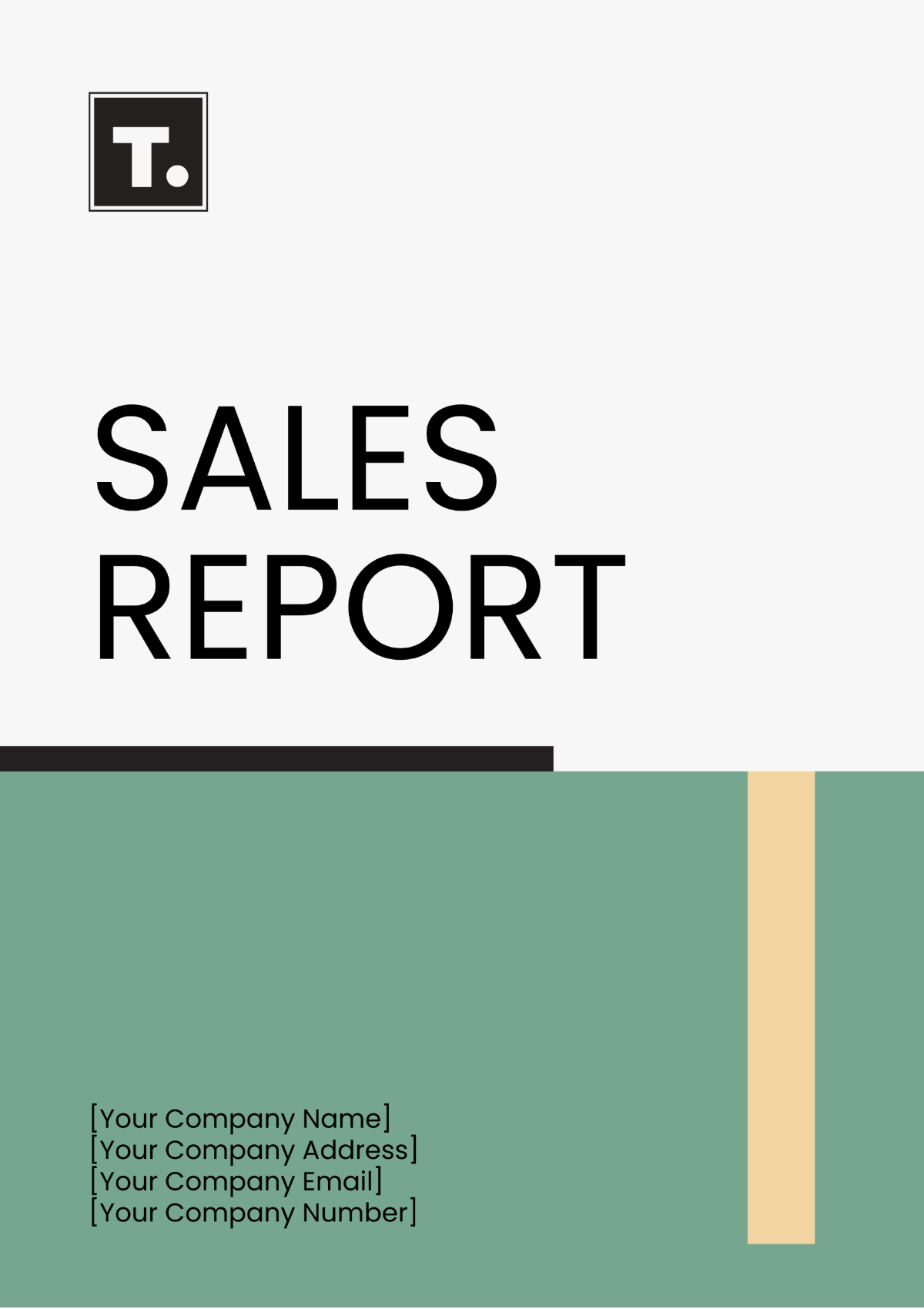 Sales Report Template - Edit Online & Download