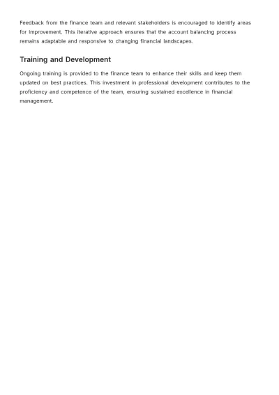 Free Finance Account Balancing Plan Template to Edit Online