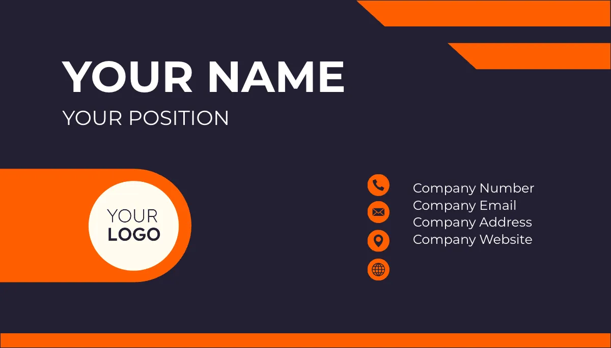 Free Marketing Analytics Expert Business Card Template to Edit Online