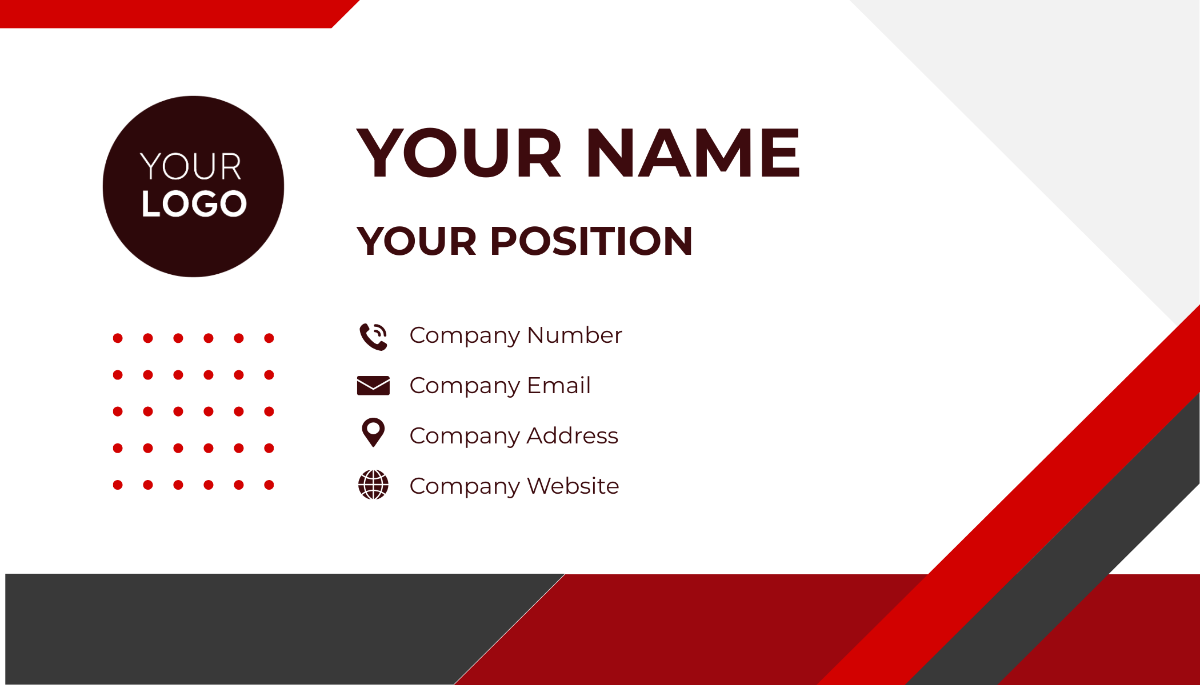 Advertising Campaign Manager Business Card Template