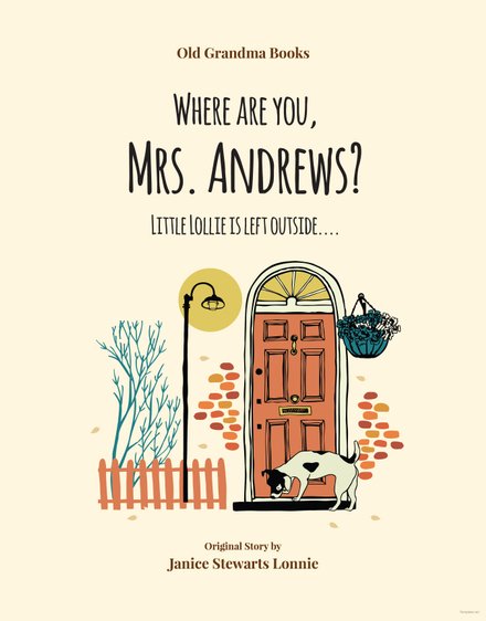 Classic Children's Story Book Cover Template | Free Templates