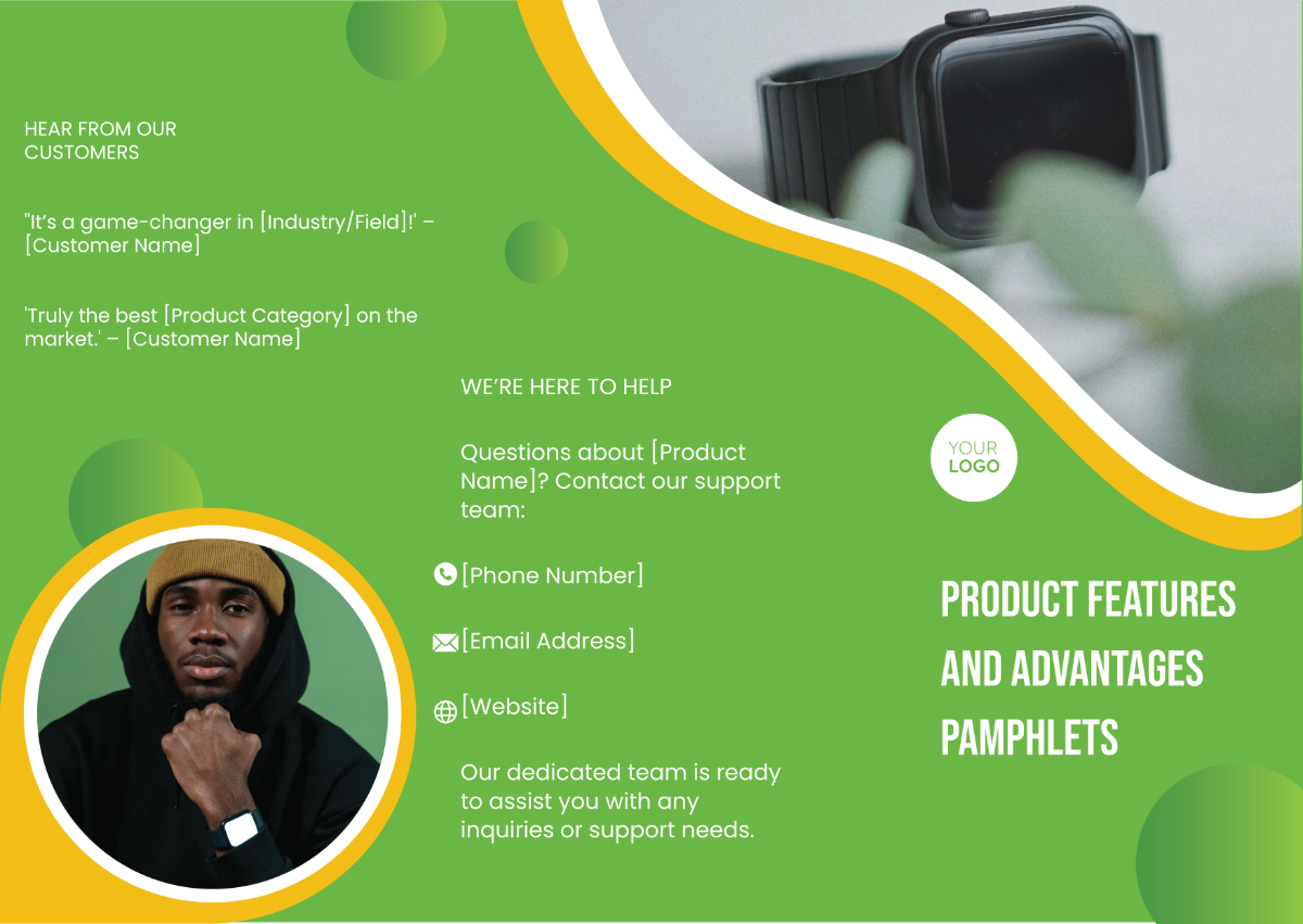 Product Features and Advantages Pamphlet