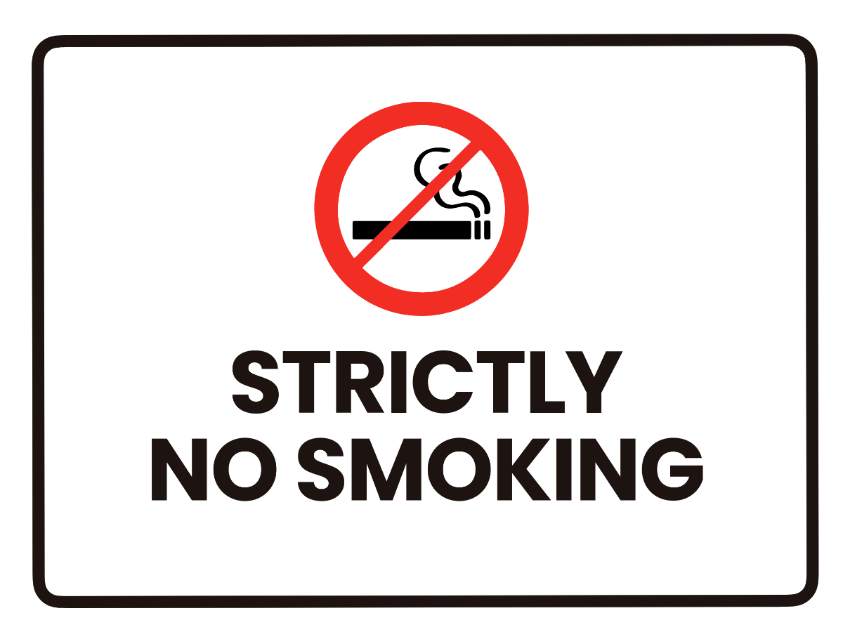 Free No Smoking Sign Template to Edit Online