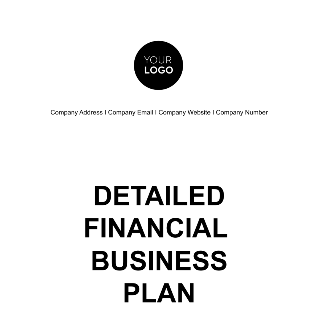 Detailed Financial Business Plan Template - Edit Online & Download ...