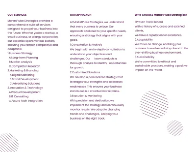 Free Marketing Corporate Profile Brochure Template to Edit Online
